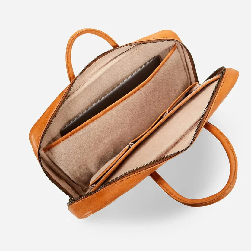 Fold Peak Brown Laptop Bag