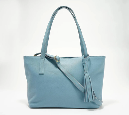 Fold Peak Milled Crossbody Tote Bag