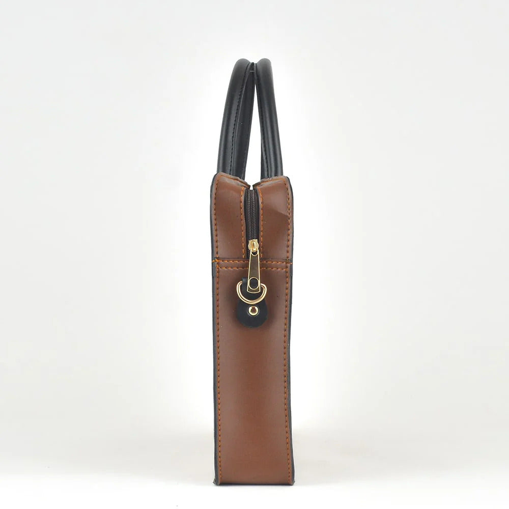 FoldPeak Multi Pockets Brown Laptop Carrier