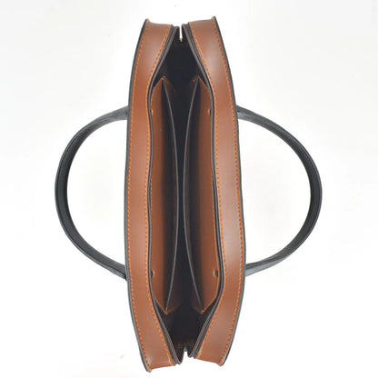 FoldPeak Multi Pockets Brown Laptop Carrier